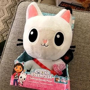 GABBY'S DOLLHOUSE Talking Pandy Paws Plush Toy Sounds Phrases New